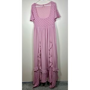 chinese dress ladies FREE PEOPLE REAL LOVE MAXI DRESS  Elaine Dickinson